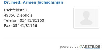 Dr med armen jachschinjan 520989