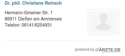 Dr phil christiane reinsch 402762