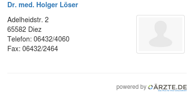 Dr med holger loeser 300993
