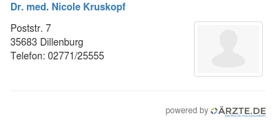 Dr med nicole kruskopf