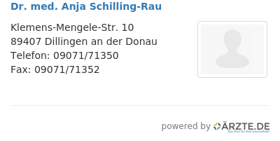 Dr med anja schilling rau