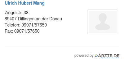 Ulrich hubert mang