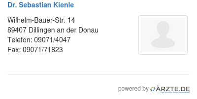 Dr sebastian kienle