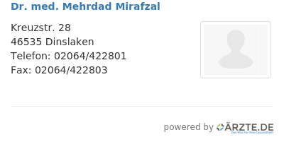 Dr med mehrdad mirafzal
