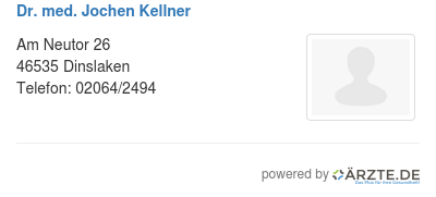 Dr med jochen kellner