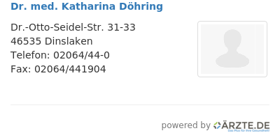 Dr med katharina doehring