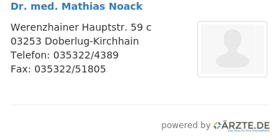 Dr med mathias noack 559643