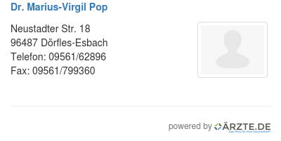 Dr marius virgil pop