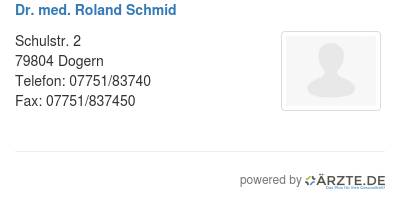 Dr med roland schmid 536226
