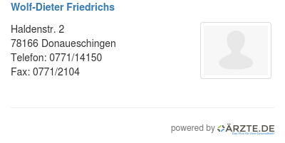 Wolf dieter friedrichs