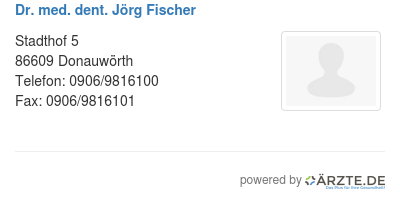 Dr med dent joerg fischer 295127