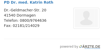 Pd dr med katrin roth 570202