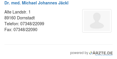 Dr med michael johannes jaeckl