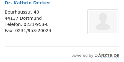 Dr kathrin decker