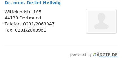 Dr med detlef hellwig