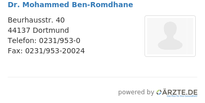 Dr mohammed ben romdhane