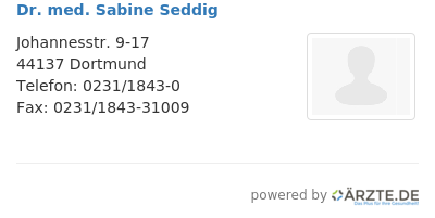 Dr med sabine seddig