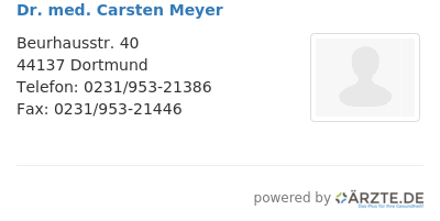 Dr med carsten meyer 549107