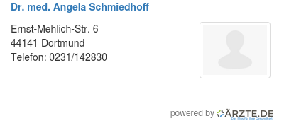 Dr med angela schmiedhoff