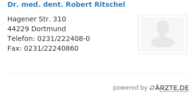 Dr med dent robert ritschel 324796