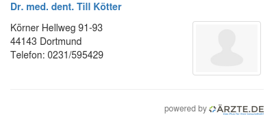 Dr med dent till koetter