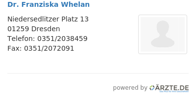 Dr franziska whelan