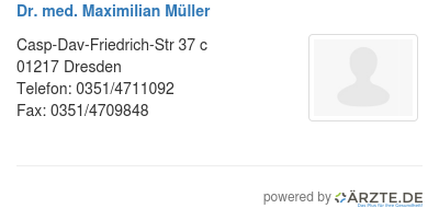 Dr med maximilian mueller 560565