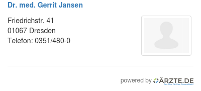 Dr med gerrit jansen