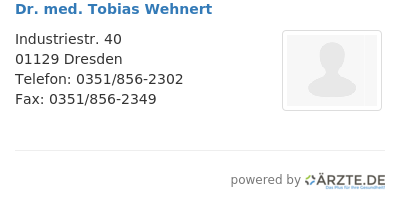 Dr med tobias wehnert