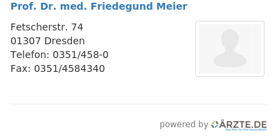 Prof dr med friedegund meier