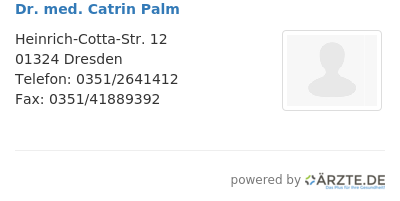Dr med catrin palm
