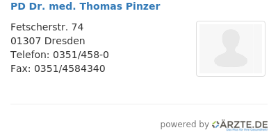 Pd dr med thomas pinzer