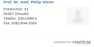 Prof dr med philip gierer