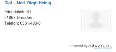 Dipl med birgit heinig