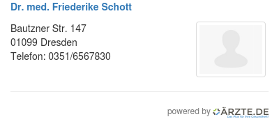 Dr med friederike schott