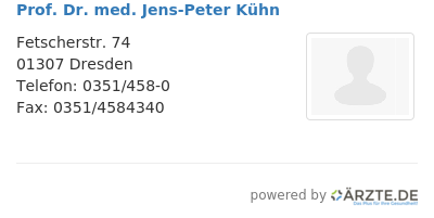 Prof dr med jens peter kuehn