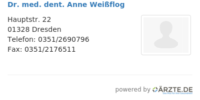 Dr med dent anne weissflog 1d6f684e 6f39 43f3 b847 a8119a617e50