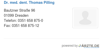Dr med dent thomas pilling