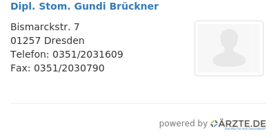 Dipl stom gundi brueckner