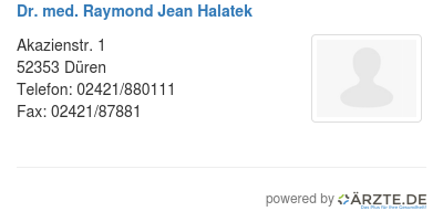 Dr med raymond jean halatek