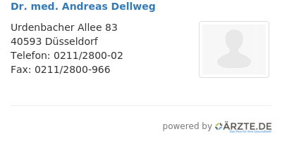 Dr med andreas dellweg