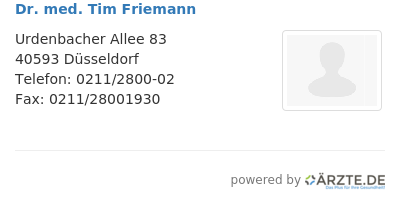 Dr med tim friemann