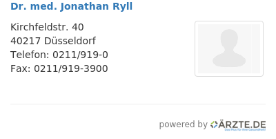 Dr med jonathan ryll