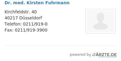 Dr med kirsten fuhrmann