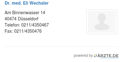 Dr med eli wechsler