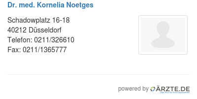 Dr med kornelia noetges