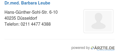 Dr med barbara leube