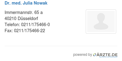 Dr med julia nowak 545449