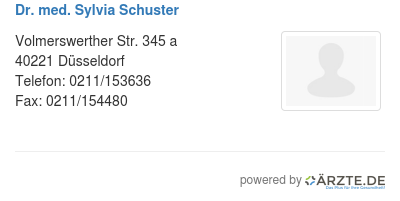 Dr med sylvia schuster 254090