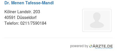 Dr menen tafesse mandl
